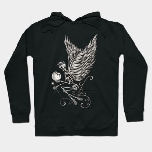 Fairy skeletons surrealist tattoo. Hoodie